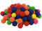 Fijne motoriek - Handige Handen - pompons - gekleurd - set van 90 assorti