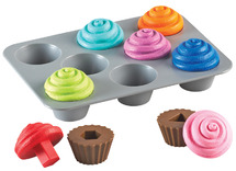 Kleur en vorm - Learning Resources Smart Snacks Shape Sorting Cupcakes - sorteren - per spel