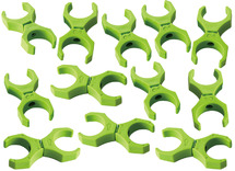 Stokken - Weplay - clips voor stokken - uitbreiding - parcours - set van 12 assorti
