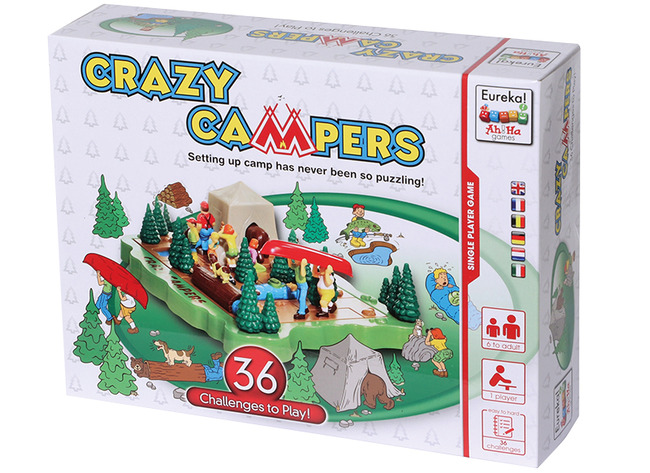 Denkspel - Eureka - Crazy Campers - per spel