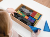 Bouwset - Connetix Rainbow Transport Pack - voertuigen - magnetisch - set van 50 assorti