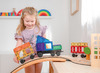 Bouwset - Connetix Rainbow Transport Pack - voertuigen - magnetisch - set van 50 assorti