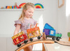 Bouwset - Connetix Rainbow Transport Pack - voertuigen - magnetisch - set van 50 assorti