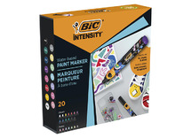 Verfstift - Bic Intensity Paintmarker - klaspakket - set van 20 assorti
