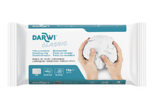 Boetseerklei - Darwi Classic - wit - 1 kg - per stuk