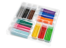 Stiften - kleurstiften - BIC Kids Visa - 12 x 12 kl - voordeelpakket - set van 144 assorti