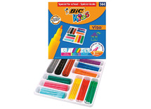 Kleurstiften - fijn - bic kids - visa - schoolverpakking - set van 144