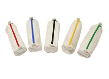 Pennenzak - wit - 22 cm - set van 10