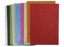 Vellen - foam - A4 - 2 mmm - glitter - set van 10 assorti