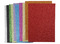 Foamvellen - A4 - glitter - set van 10 assorti