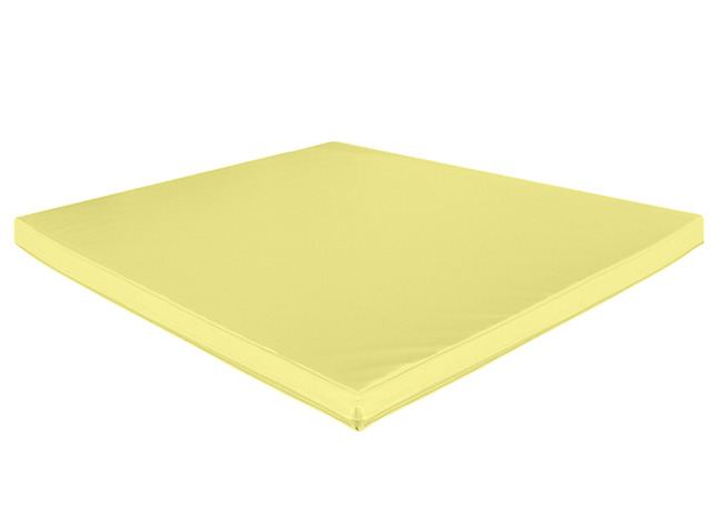 Matten - speelmat - 200 x 200 x 5 cm - banaan (lichtgeel) - per stuk