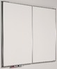 WHITEBOARD - VIJFVLAKSBORD - WIT - 100 X 200 CM - PER STUK