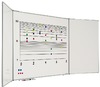WHITEBOARD - VIJFVLAKSBORD - WIT - 100 X 200 CM - PER STUK