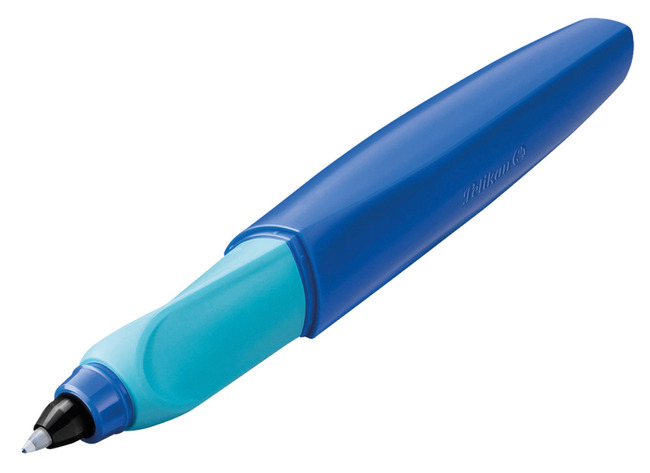 Roller - Pelikan - Twist - ergonomisch - blauw - per stuk