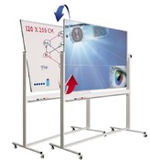 WHITEBOARD - KANTELBORD - WIT - 100 X 200 CM - PER STUK