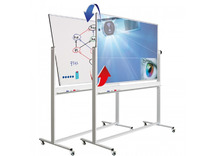 WHITEBOARD - KANTELBORD - WIT - 100 X 150CM - PER STUK