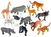 Speelgoed figuren - Learning Resources Jungle Animal Counters - jungle dieren - beestenboel - set van 60 assorti