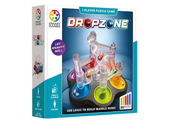 Denkspel - SmartGames DropZone - knikkerbaan - per spel