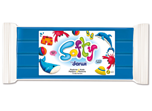 Boetseren - plasticine - modelleerpasta - Darwi - Softy - 500 g - per kleur - per stuk