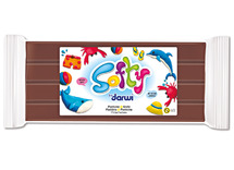 Boetseerklei - Darwi Softy - 500 g - bruin - per stuk