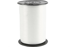 Lint - cadeaulint - 250 m x 10 mm - wit - per rol