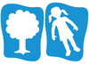 Sjablonen - Royclo - figuren - set van 16 assorti