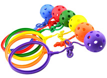 Bal - voetspringbal - EDX Education- set van 6 assorti