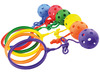 Bal - voetspringbal - EDX Education- set van 6 assorti