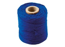 Koord - katoen - 0,1 cm x 65 m - donkerblauw - macramé - per stuk