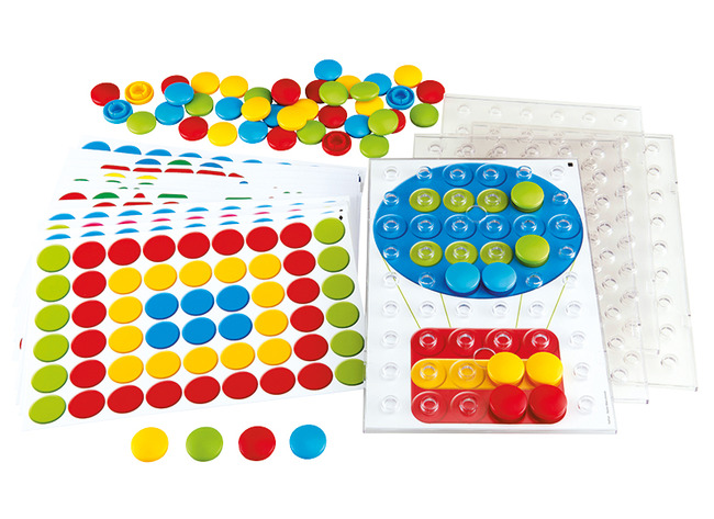 Fijne motoriek - Maxi-coloredo - basis - pakket voor 4 kinderen - per spel