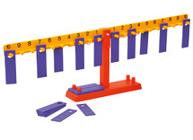 Weegschaal - rekenbalans - gewichten - groot formaat - oefenen met de klas - per set