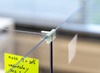 Koppelstuk - scherm - voor plexiglas - 2-weg - per stuk