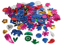 Pailletten - verschillende vormen - voordeelpakket - decoratie - set van 500 g assorti