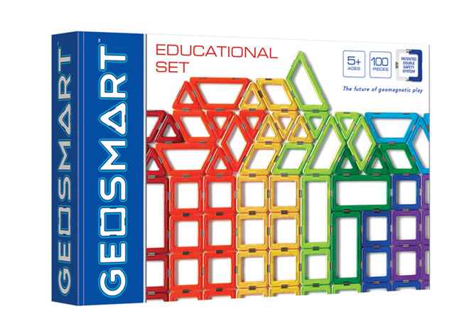 Bouwset - Geosmart Geoshapes Educational - voordeelpakket - magnetisch - set van 100