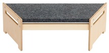 ZITBANK - TAPIJT - TRAPEZIUM - 26 CM - PER STUK