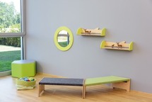 ZITBANK - TAPIJT - TRAPEZIUM - 36 CM - PER STUK