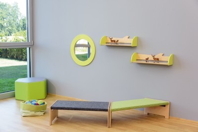 ZITBANK - TAPIJT - TRAPEZIUM - 36 CM - PER STUK