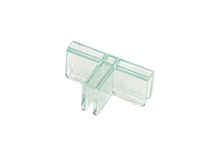 Koppelstuk - scherm - voor plexiglas - 3-weg - per stuk