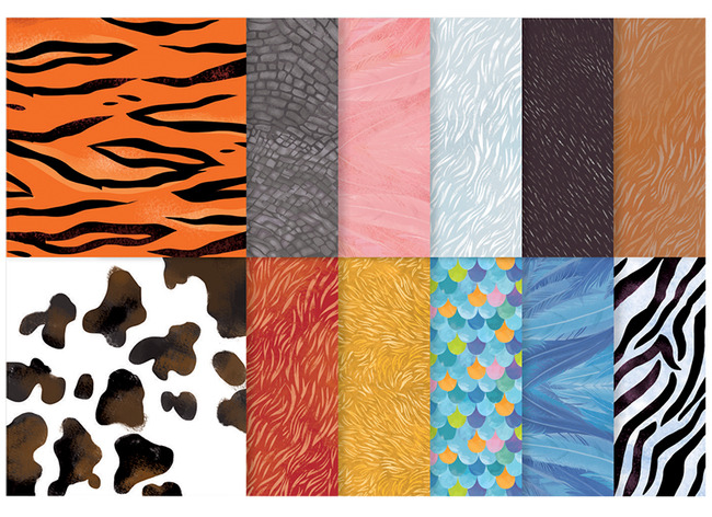 Knutselpapier - origami dieren - 12 designs - set van 72 assorti