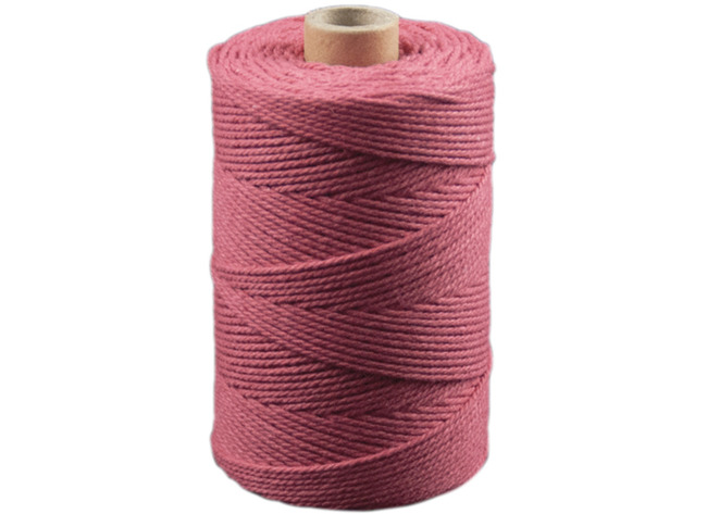 Touw - katoen - 1,5 mm x 140 m - macramé - fuchsia - per stuk