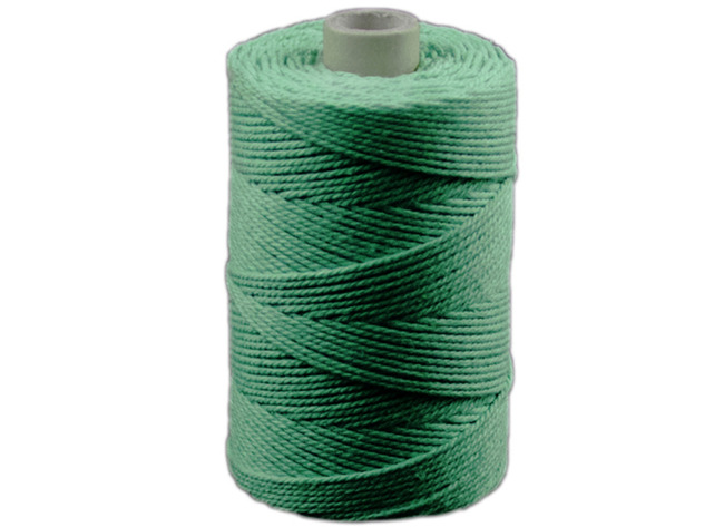 Touw - katoen - 1,5 mm x 140 m - macramé - groen - per stuk
