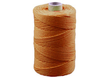 Koord - katoen - 0,1 cm x 140 m - oranje - macramé - per stuk