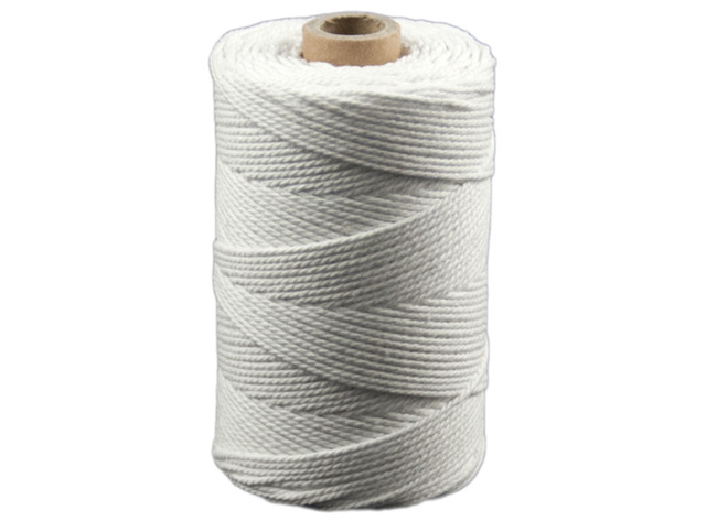 Touw - katoen - 1,5 mm x 140 m - macramé - wit - per stuk