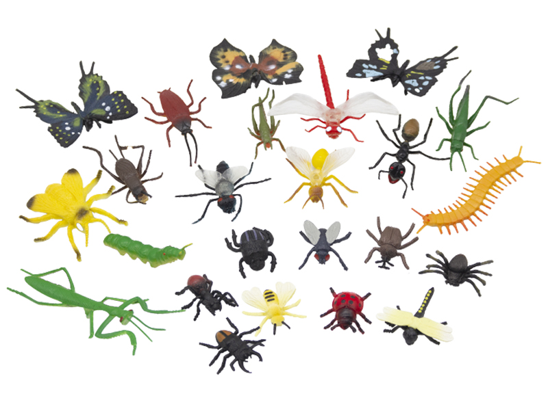 Stoffig Ondergeschikt Kolonisten Speelgoed dieren - insecten - set van 48 assorti - Baert