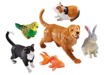 Speelgoed figuren - Learning Resources - huisdieren - jumbo - set van 6 assorti