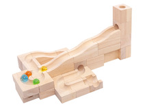 Bouwset - knikkerbaan - Guide Craft - hout - per set