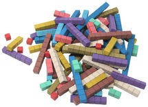 Rekenen - telblokken - Montessori - 10 kleuren - per set