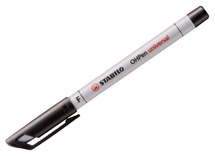Stift - viltstift - Stabilo - fijn - zwart - set van 10