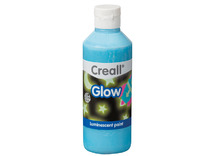 Verf - lichtgevende verf - Creall Glow - 250 ml - blauw - per stuk