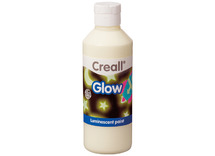 Verf - lichtgevende verf - Creall Glow - 250 ml - wit - per stuk